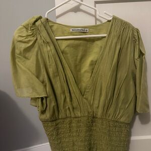Moss Green V-Neck shirt